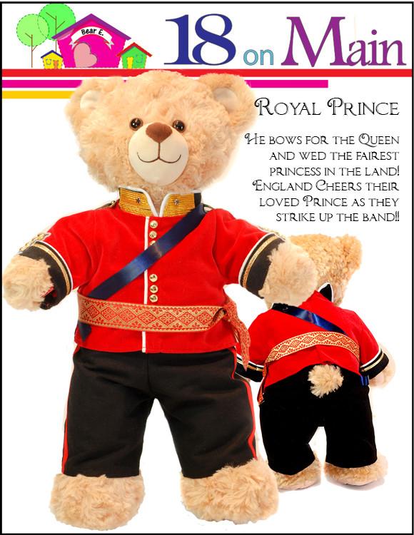 Bear E. Charming Prince Pattern for Build-A-Bear Dolls