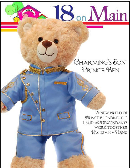 Bear E. Charming Prince Pattern for Build-A-Bear Dolls