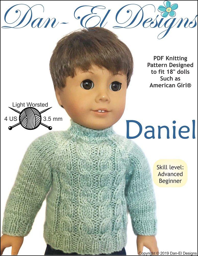 Daniel 18" Doll Knitting Pattern