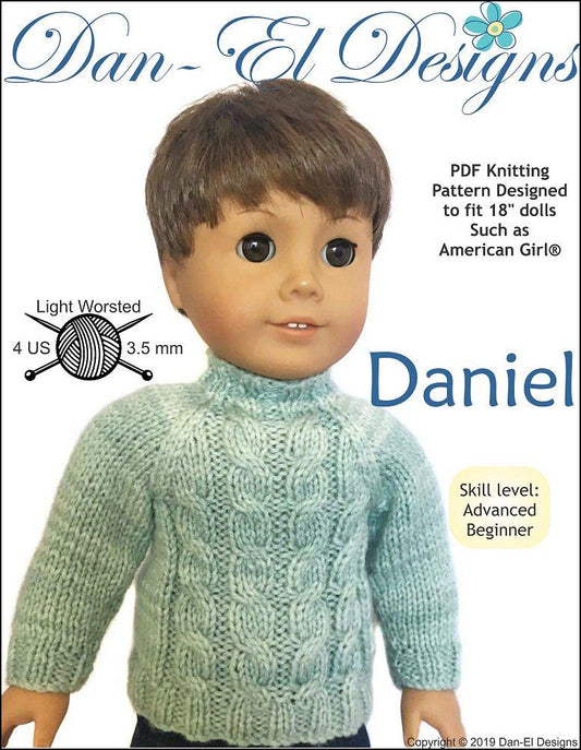 Daniel 18" Doll Knitting Pattern