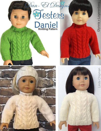 Daniel 18" Doll Knitting Pattern