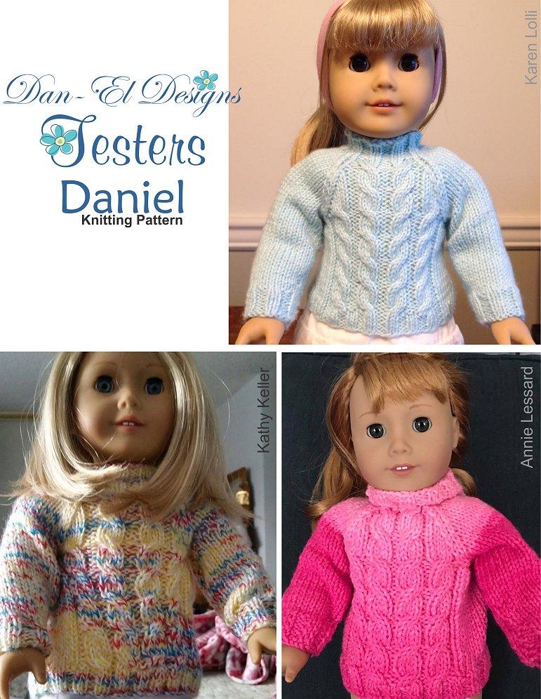 Daniel 18" Doll Knitting Pattern