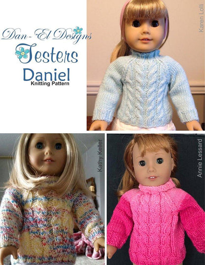 Daniel 18" Doll Knitting Pattern