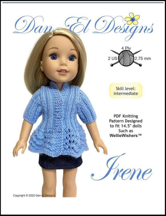 Irene 14.5" Doll Knitting Pattern