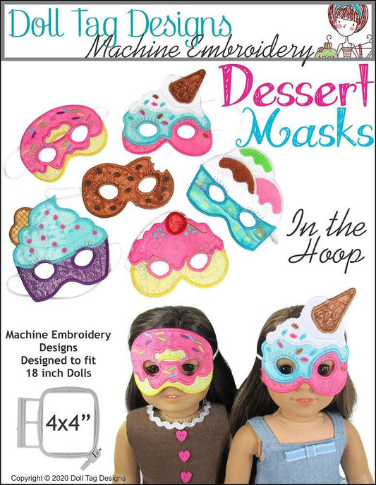 Dessert Masks Machine Embroidery Designs