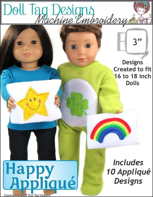 Happy Applique Machine Embroidery Designs