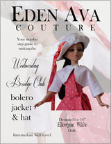 Eden Ava BoleroJacket and Hat Ellowyne Dolls