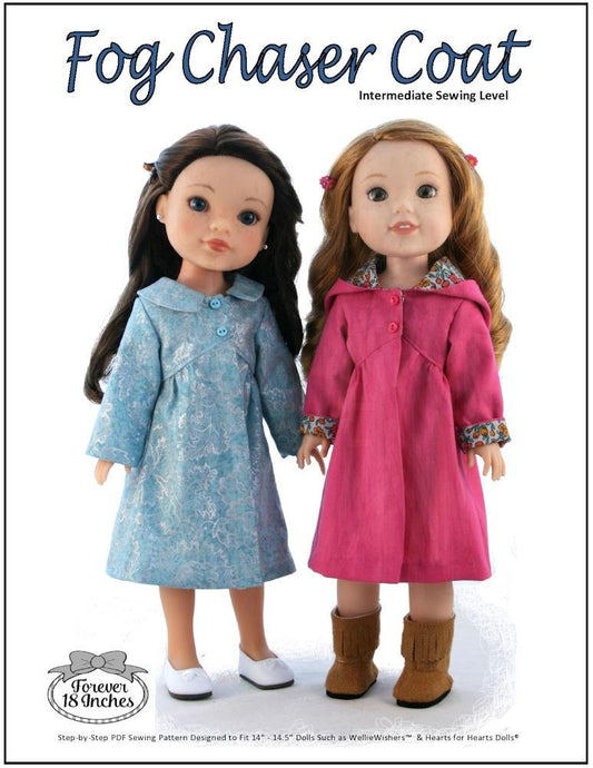 Fog Chaser Coat 14-14.5" Doll Clothes Pattern