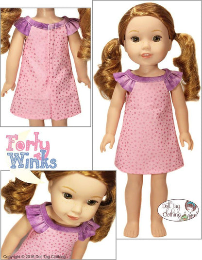 Forty Winks 14.5-15" Doll Clothes Pattern