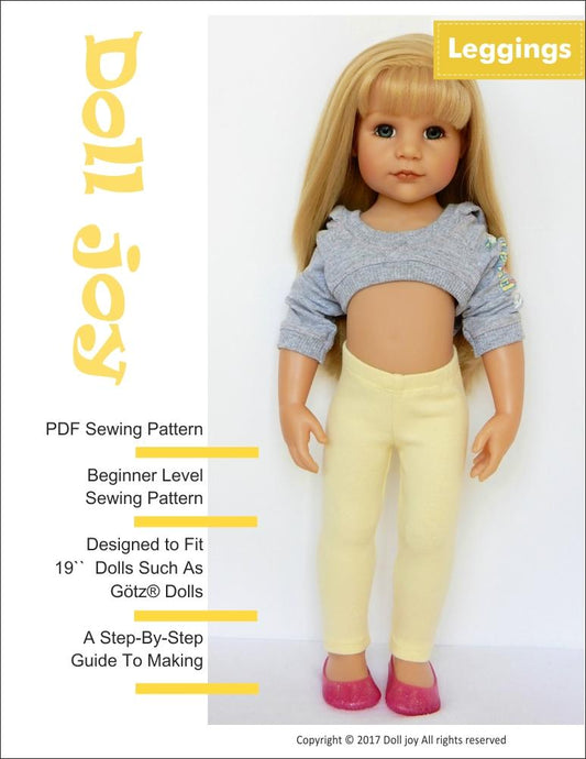 Leggings Pattern for 19" Gotz Hannah Dolls