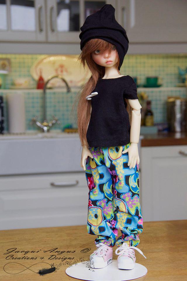Genie Pants Pattern for MSD Ball Jointed Dolls