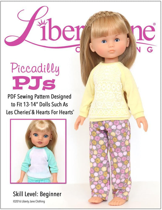 Piccadilly PJs for Les Cheries and Hearts For Hearts Girls Dolls