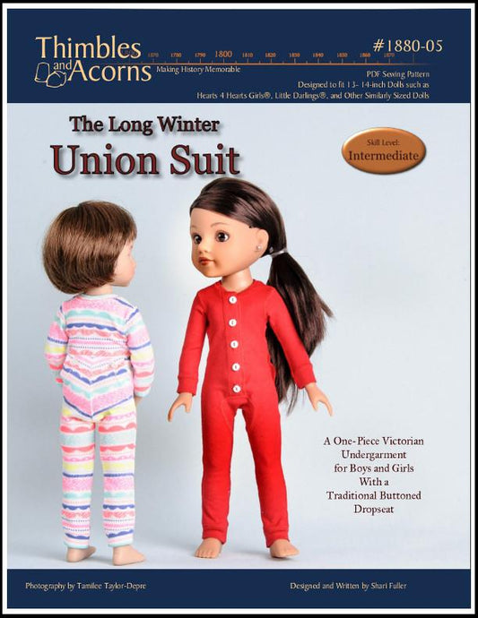 Union Suit Pattern for 13-14" Dolls