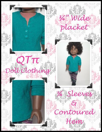 Henley 18" Doll Clothes