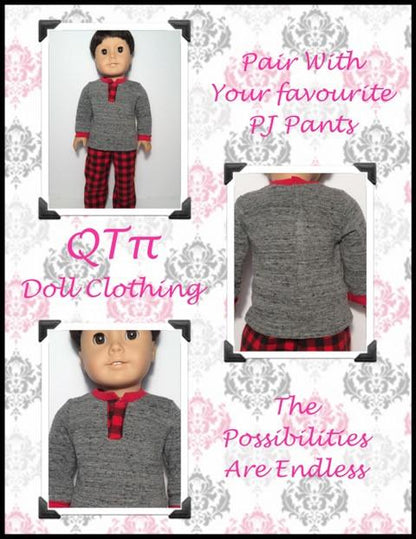 Henley 18" Doll Clothes