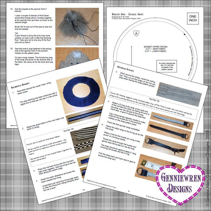 Highland Accessories 18" Doll Clothes Pattern