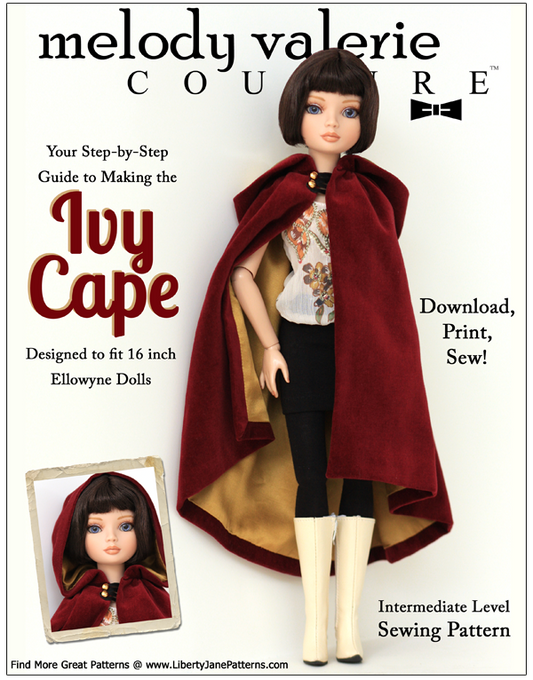 Ivy Cape for Ellowyne Dolls