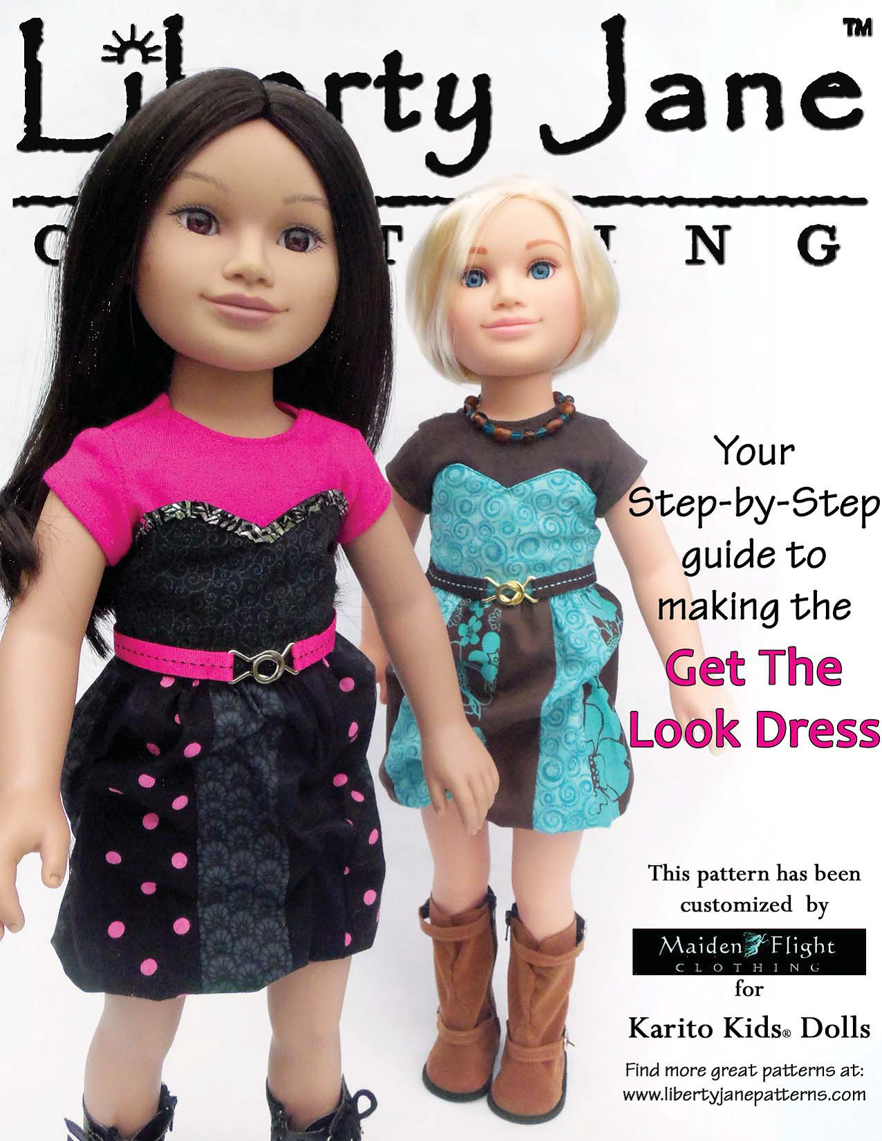 Get the Look Dress Pattern for Karito Kids Dolls