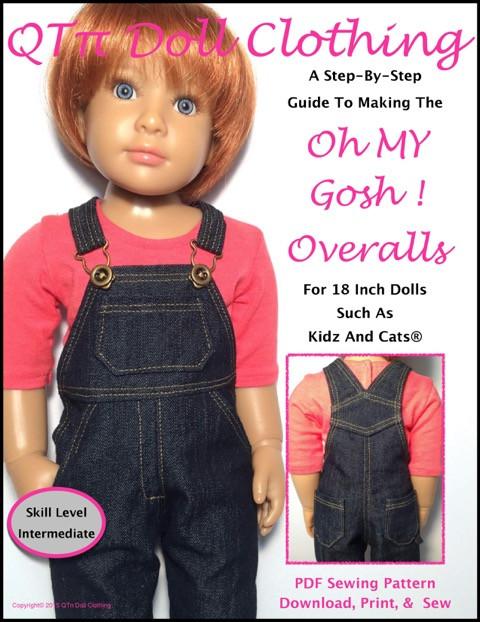 Oh My Gosh! Overalls for Kidz N Cats Dolls