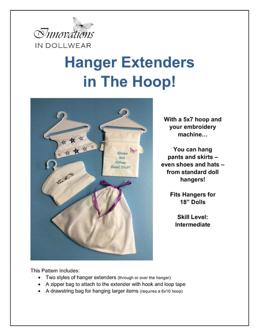 Hanger Extenders Machine Embroidery Design