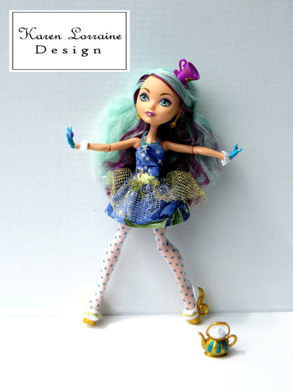 Overskirt Package Pattern for Ever After High Dolls