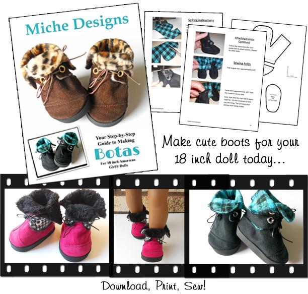 Botas 18" Doll Shoes