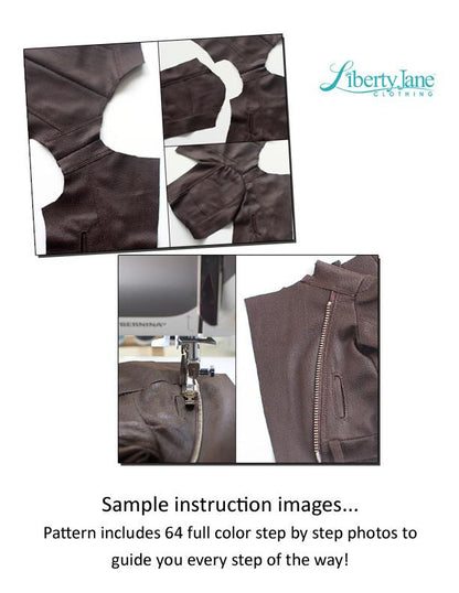Motorcycle Jacket 18" Doll Clothes Pattern