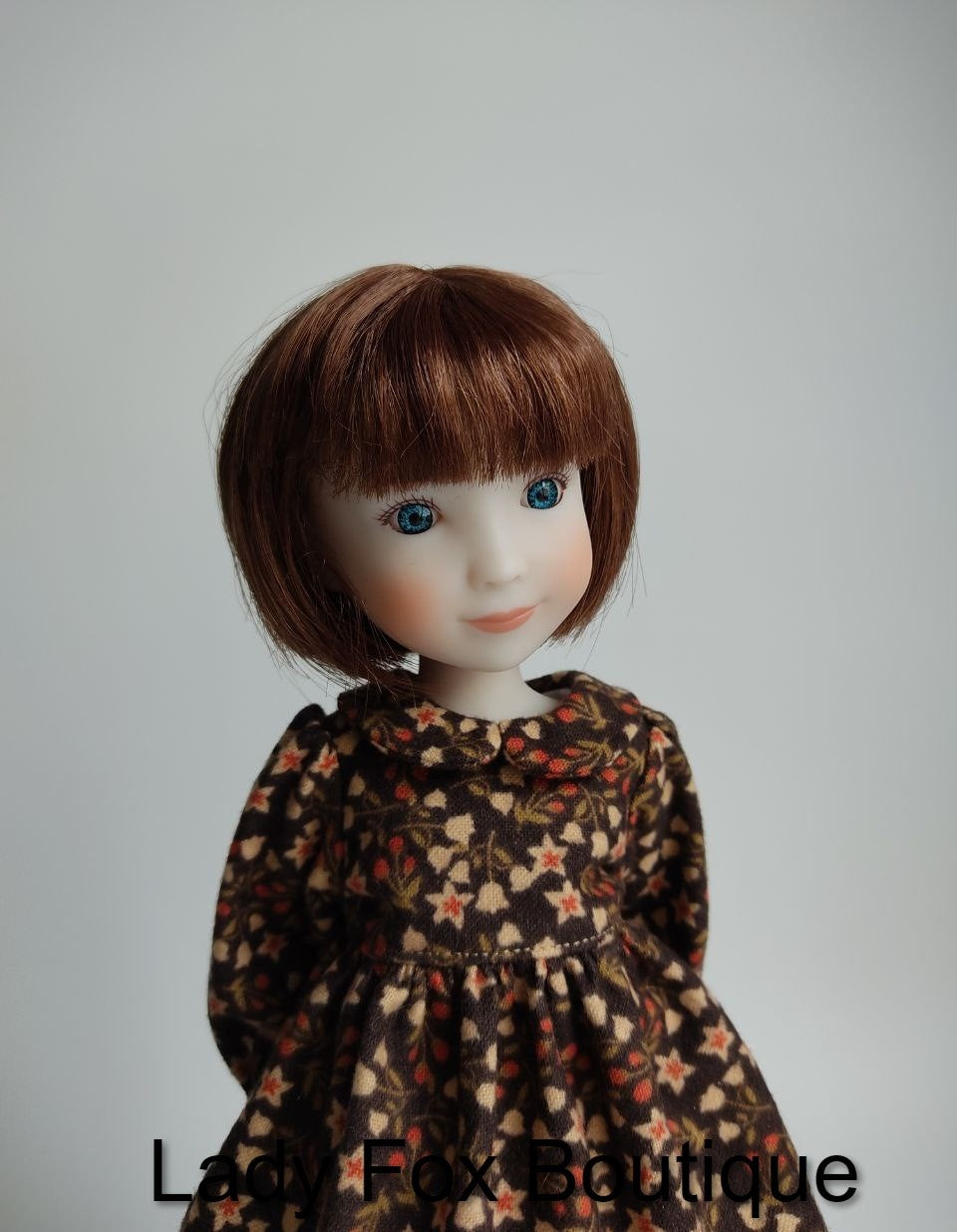 Cozy Autumn Dress Doll Clothes Pattern For 12" Siblies Dolls