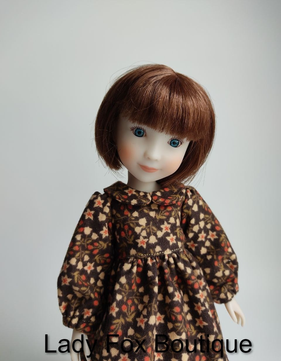 Cozy Autumn Dress Doll Clothes Pattern For 12" Siblies Dolls