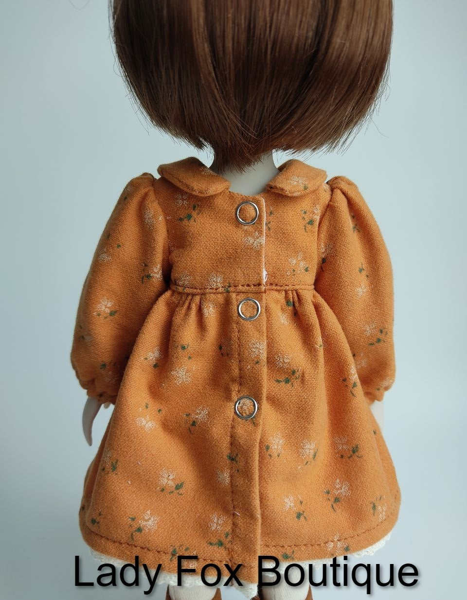 Cozy Autumn Dress Doll Clothes Pattern For 12" Siblies Dolls