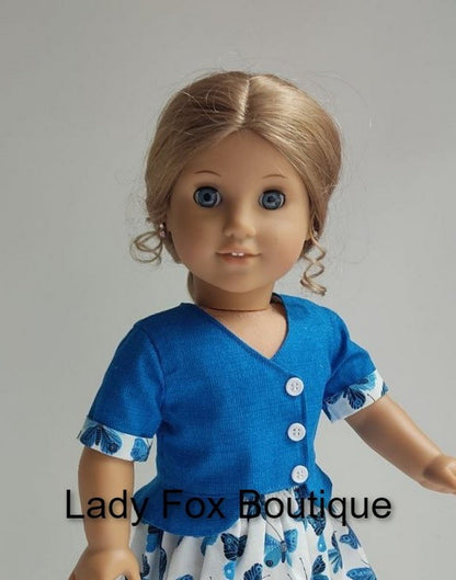 Darya Outfit 18 Inch Doll Clothes Pattern