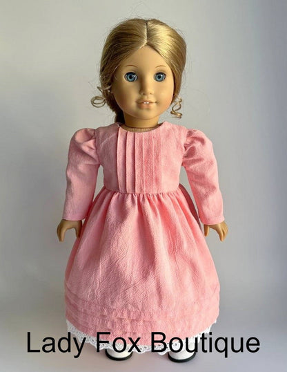 Sweet Caramel Dress 18 Inch Doll Clothes Pattern