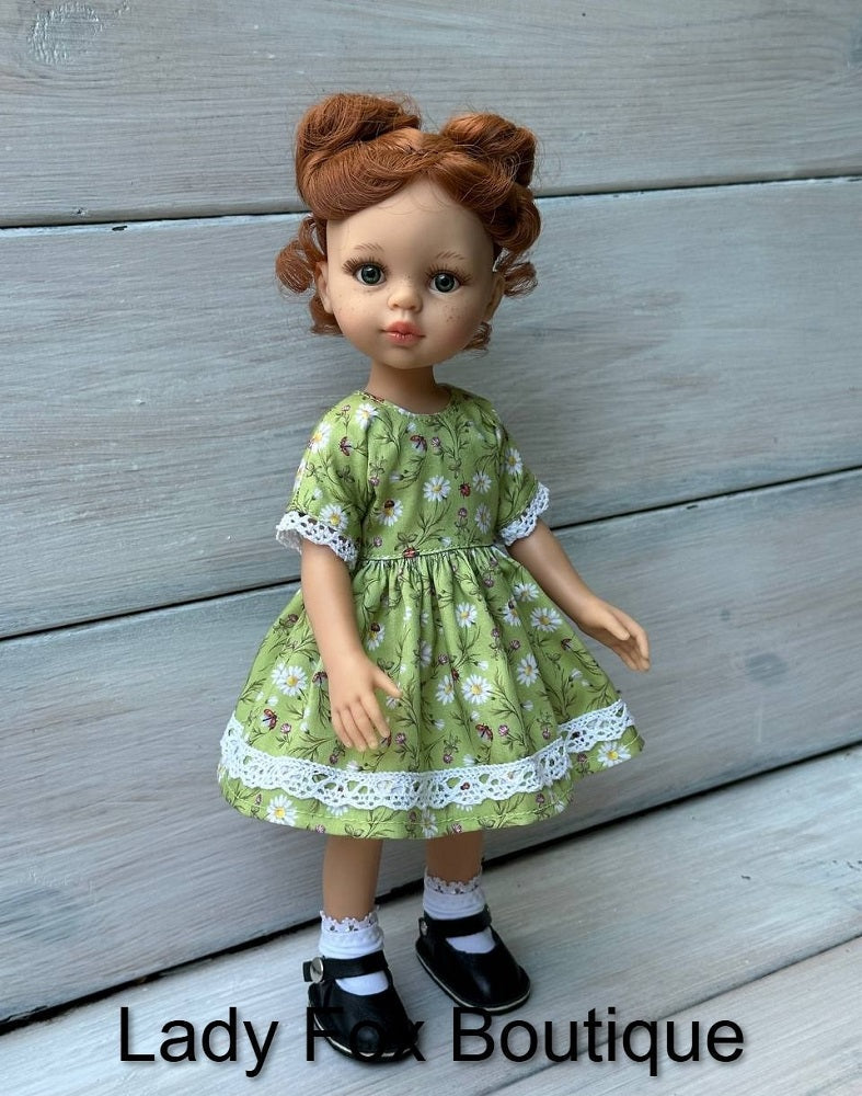 Chamomile Dress Doll Clothes Pattern For 13 Inch Paola Reina Las Amigas Dolls