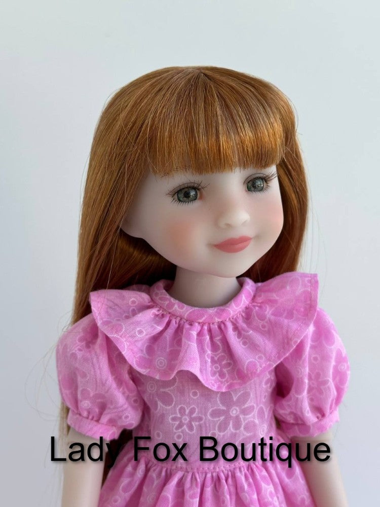Agatha Dress Doll Clothes Pattern For 14.5-15 Inch Dolls