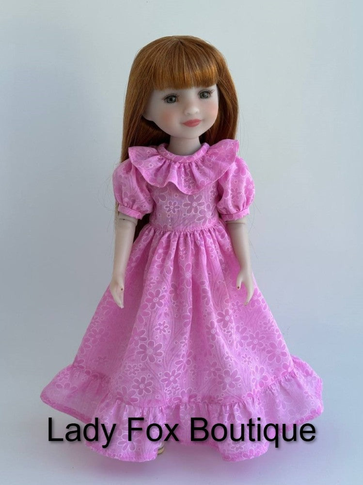 Agatha Dress Doll Clothes Pattern For 14.5-15 Inch Dolls