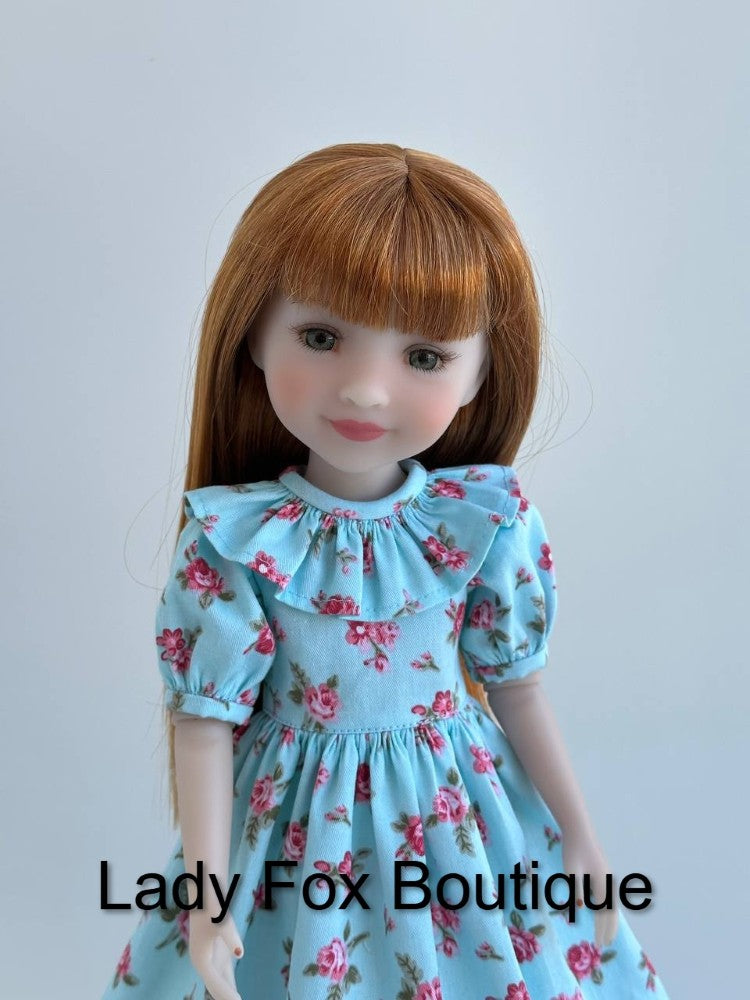 Agatha Dress Doll Clothes Pattern For 14.5-15 Inch Dolls