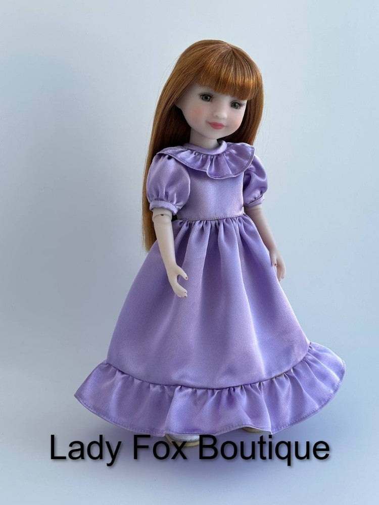 Agatha Dress Doll Clothes Pattern For 14.5-15 Inch Dolls