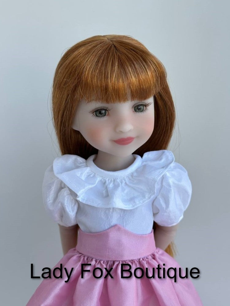 Agatha Dress Doll Clothes Pattern For 14.5-15 Inch Dolls