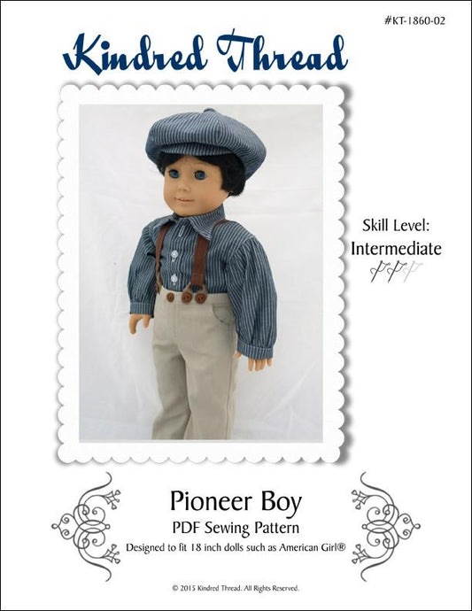 Pioneer Boy 18" Doll Clothes