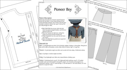 Pioneer Boy 18" Doll Clothes