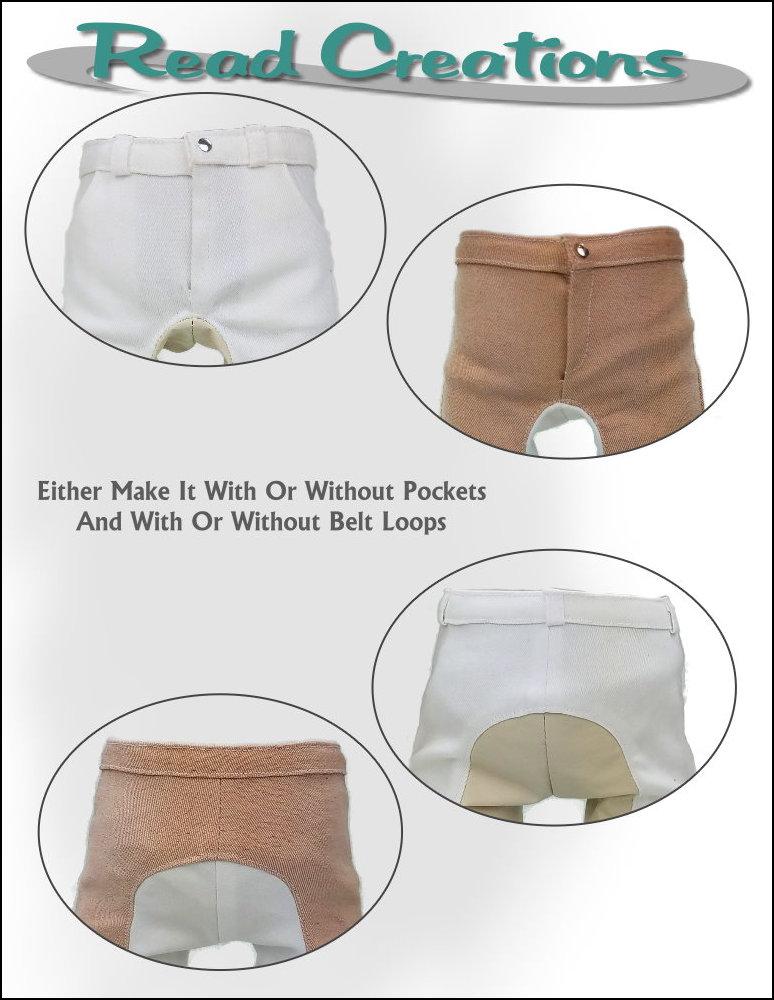 Riding Pants 18" Doll Clothes Pattern