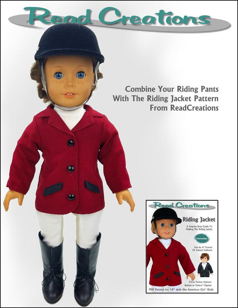 Riding Pants 18" Doll Clothes Pattern