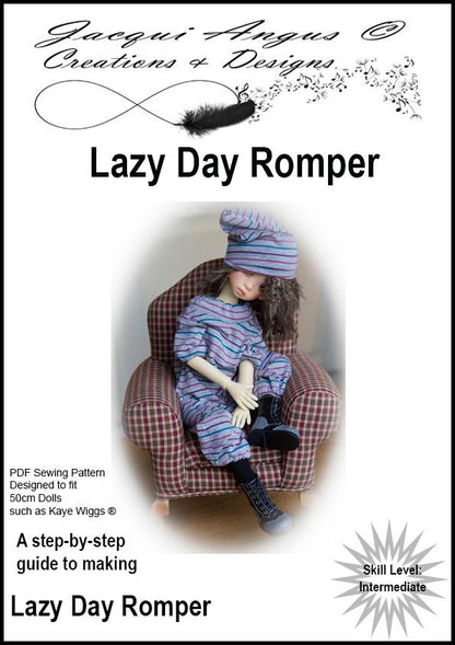 Lazy Day Romper Pattern for MSD Ball Jointed Dolls