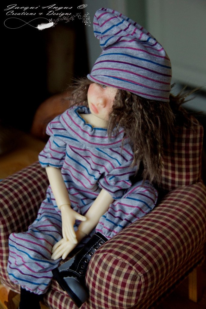 Lazy Day Romper Pattern for MSD Ball Jointed Dolls