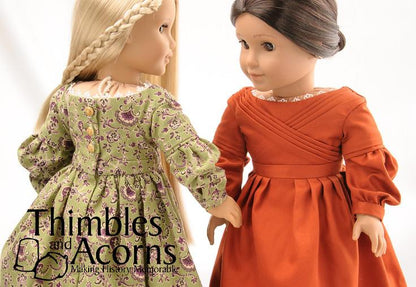 1830's Sarah Hale Dress Pattern for AGAT Dolls