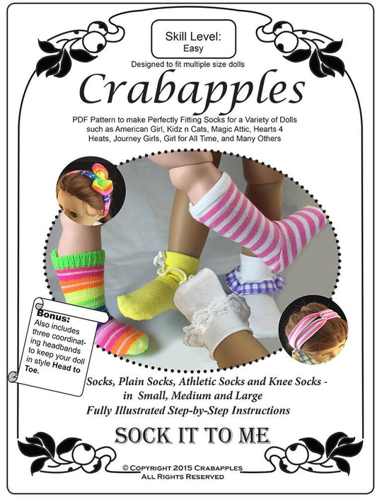 Sock It To Me Pattern For Multiple Sized Dolls