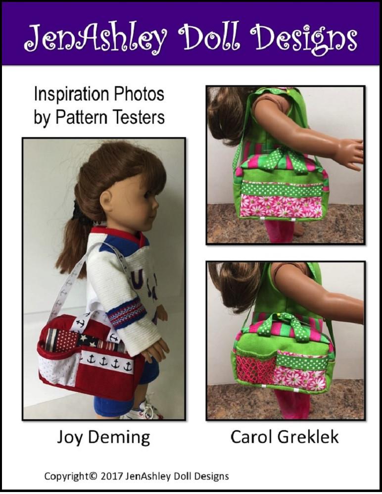 Game Time Athletic Bag 14-18" Doll Accessory Pattern