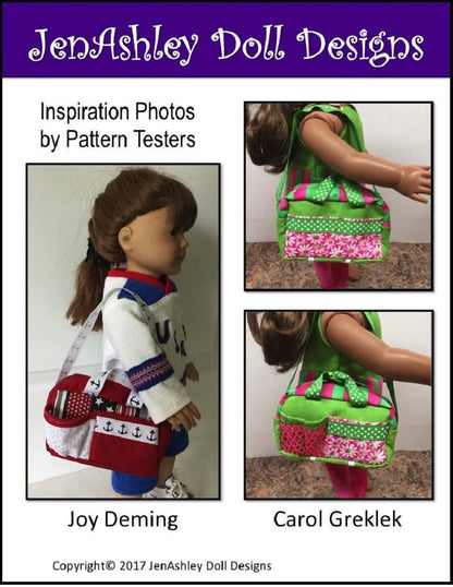 Game Time Athletic Bag 14-18" Doll Accessory Pattern