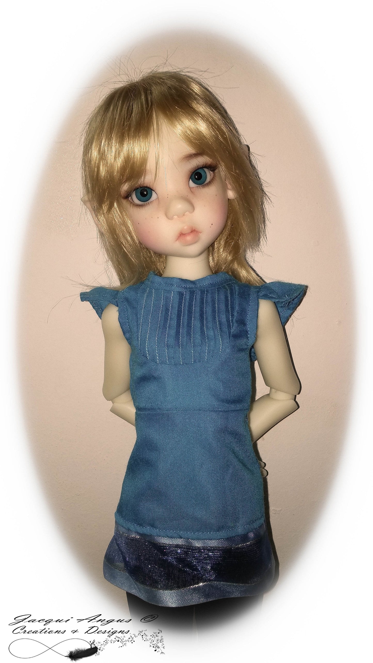 Tea Time Blouse Pattern for MSD Ball Jointed Dolls