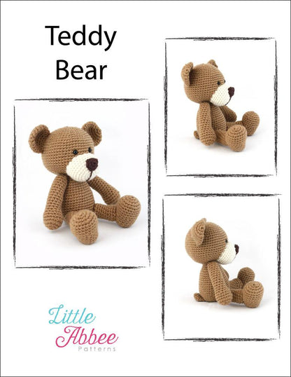 Teddy Bear Amigurumi Crochet Pattern